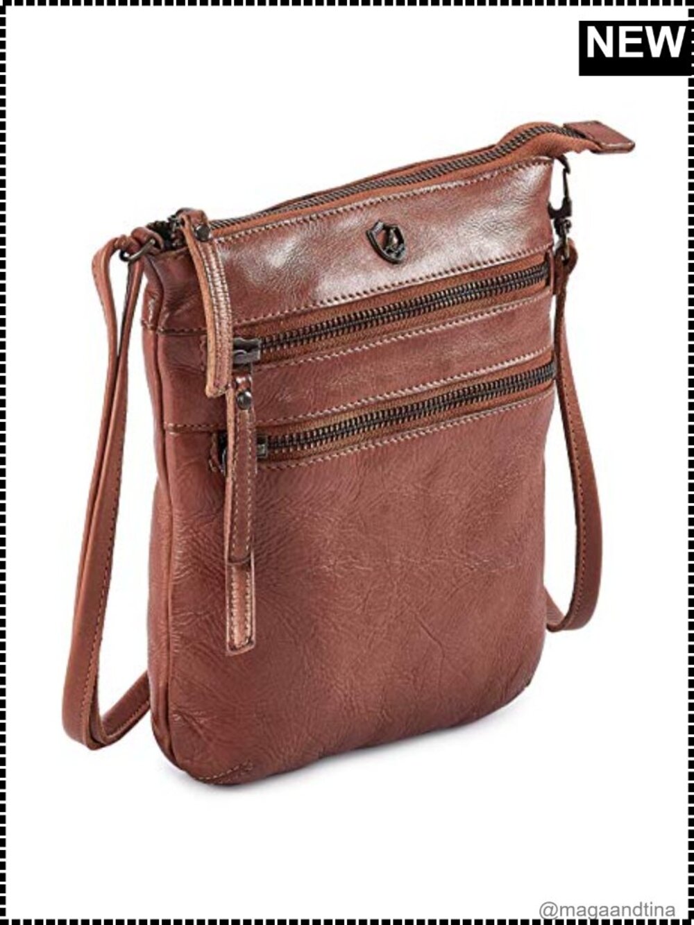 Genuine Leather Crossbody Sling Bag
